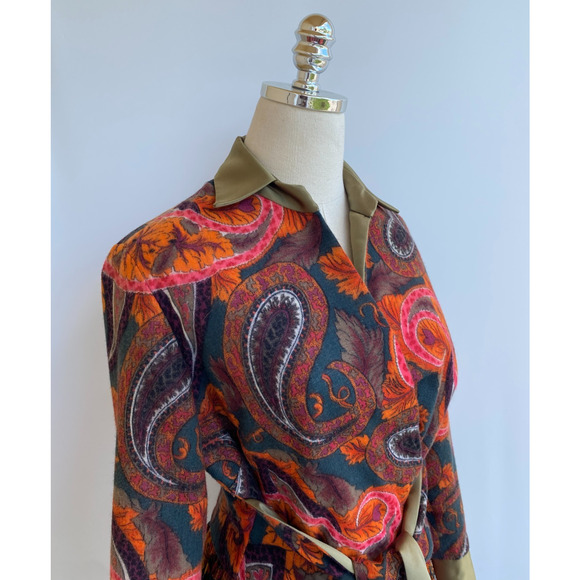 EDOARDO ROCHA Haute Couture Jacket Skirt Suit Two-Piece Set Wool Silk US 4/6 - Picture 7 of 16